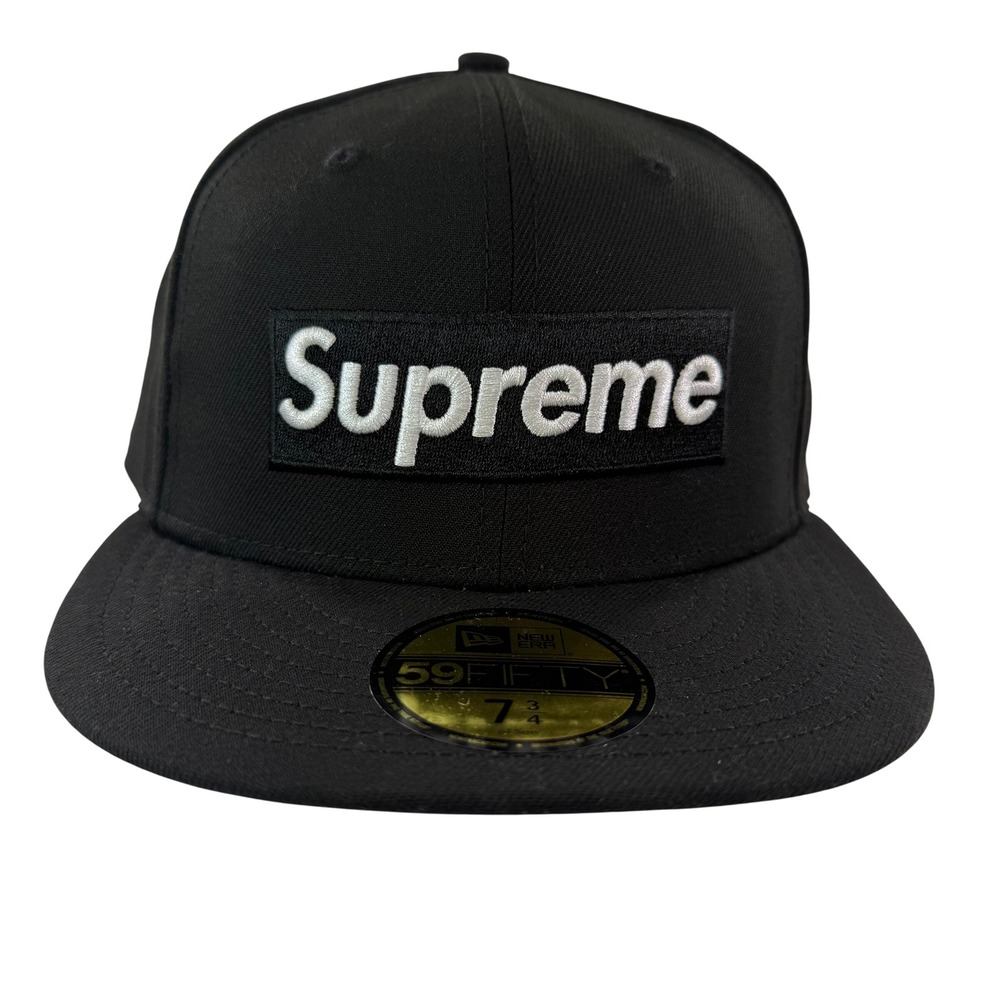 Supreme New Era Ghost Box Logo Fitted Hat Black 7 3/4 59FIFTY Cap
